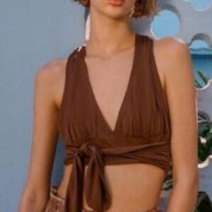 Urban Outfitters halter top brown